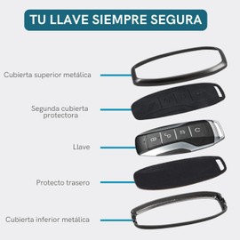 Genérico Funda para Llave BYD - Protector de Llave Compatible con BYD King, Shark, Dolphin, Song Plus 2025 - Accesorios para Auto Elegantes y Duraderos