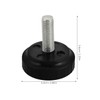 Healifty Rubber Treadmill Stabilizer feet 8 X Shock-Absorbing feet