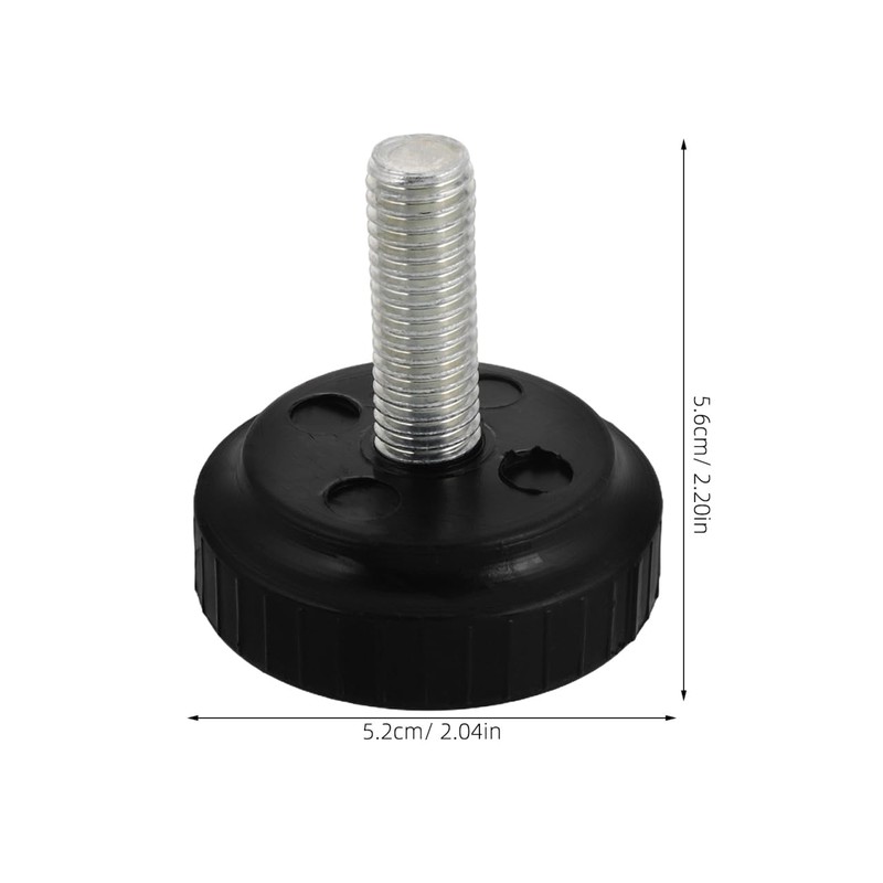 Healifty Rubber Treadmill Stabilizer feet 8 X Shock-Absorbing feet