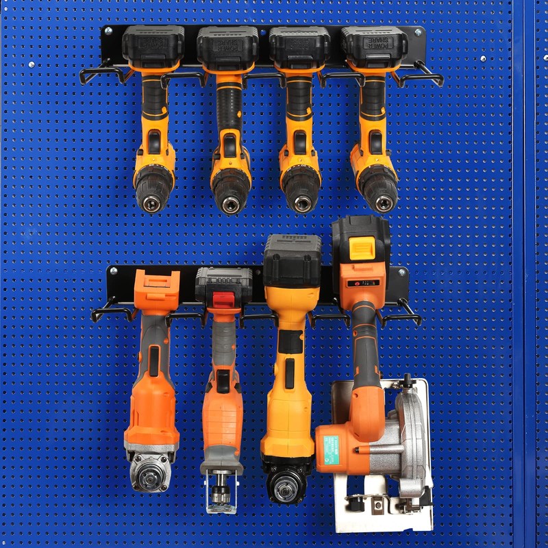 UU-Major Drill Holder Wall Mount,Power Tool Organizer,Heavy Duty Garage Tool
