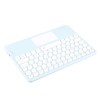 Touch Wireless Keyboard Round Keycaps Ergonomic Design Ultra Thin Smart