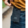 Nakota Ringer Keycase Key Case, Key Ring, Bell Shape, Black,