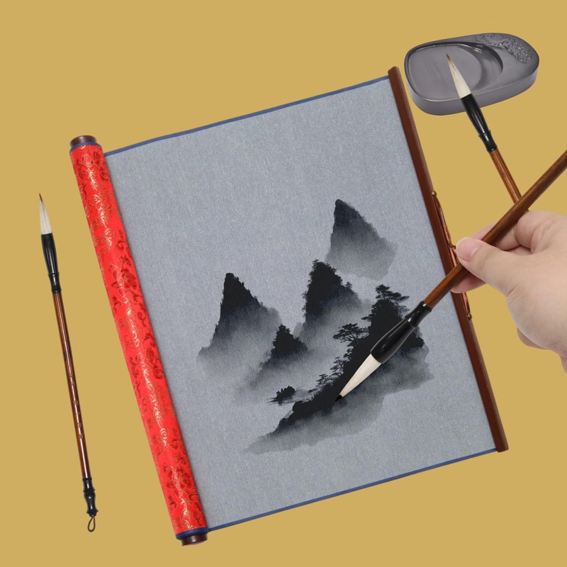 Wuyituart 4 Pcs No Ink Chinese Calligraphy Practice Set Reusable