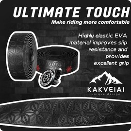 Handlebar Tapes, Cycling Handlebar Tape, Bicycle Handlebar Tape, Handlebar Tapes with End Plugs, Bicycle Handlebar Tape for MTB Road Bike, Bicycle Handlebar Tape, Non-Slip and Shock-Absorbing Grip