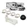 RV Toilet Vacuum Breaker Kit 385316906 Stainless Steel Clamp Sealed