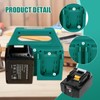 Bozdyru 4-Slot Battery Holder for Makita 18V & 14.4V