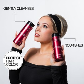 Lasio Keratin-Infused Hypersilk Color Treated Shampoo and Conditioner Set - 12.34 Fl. Oz - Color Treated Hair Shampoo and Deep Conditioner for Dry Damaged Hair - Routine Shampoo and Conditioner