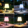 Outdoor Table Lamp Wireless Solar Pack of 2