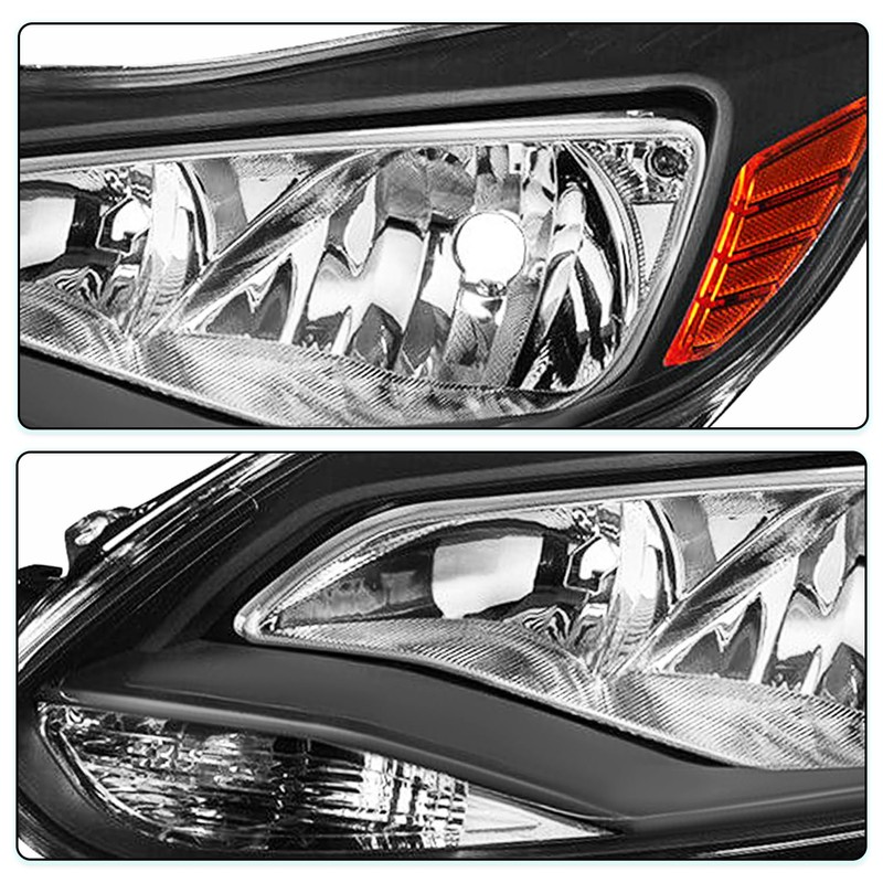TUSDAR OEM Factory Headlights Assembly Set Fit for 2012-2014 Ford