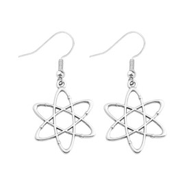 coadipress Biology Chemistry Earrings for Women Personality Molecular Gene DNA Earrings Creative Science Microscope Counting Cup Drop Dangle Earrings Science Nerd Jewelry Gifts (Hexagonal Gene Sequence)
