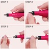 Homeet Pack of 30 Nail Cutter Bits Diamond Professional Nail