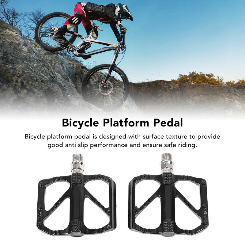 2Pcs Aluminum Alloy Bike Pedal with Bearing Quick Release Bicycle