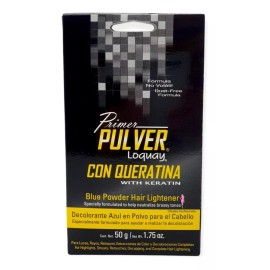 Loquay Polvo Decolorante Profesional Azul Con Queratina 50g Loquay