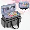 LUXJA Large 2 Layers Sewing Organizer Bag with 5 Detachable