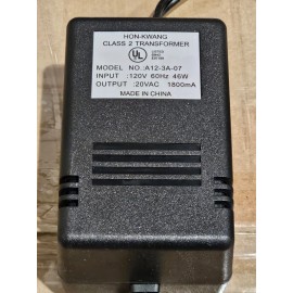 Hon-Kwang Class 2 Transformer MODEL # A12-3A-07  ( 120V 60Hz 46W ) NEW FREE SHIP