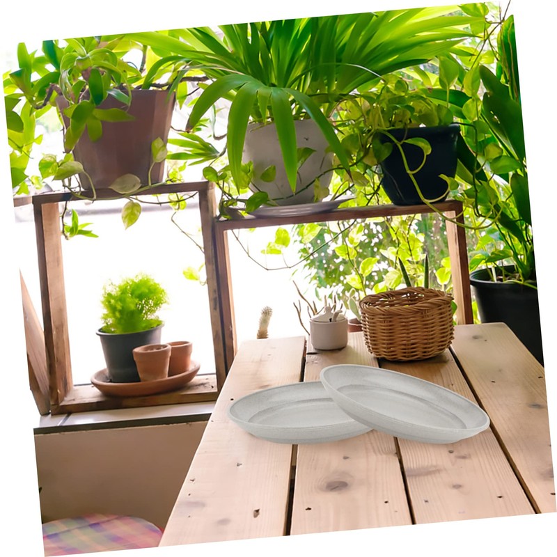 BESPORTBLE Flower Pots Pot Planter Shelf Plastic Flowerpot Tray Flowerpot