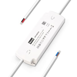 illuburg LED Transformer 24 V 60 W Waterproof IP44 Flat Flicker-Free for LED Strip Lamp LED Power Supply Driver Power Supply