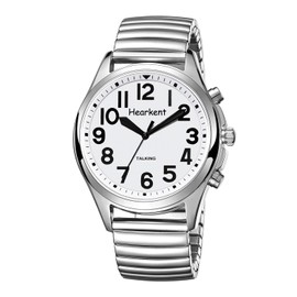 Hearkent Talking Watch for Seniors Women, Women's Wrist Watches with Jumbo Numbers, Loud Clear English Speaking Watch for Blind Visually Impaired or Elderly