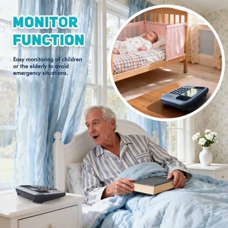 UniTalk Wireless Intercoms for Home&Office, Two-Way Real-time Full-Duplex Voice System