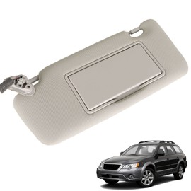 ANTUKO Gray Shade Visor Car Front Left Side with Mirror Replacement for 2005-2009 Outback Legacy 92011AG55AOR