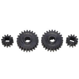 TREAL SCX10 III/Capra Portal Gears 12/23T Harden Steel Gears Compatible with Axial 1/10 SCX10 3 Capra(12T/23T)