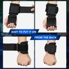 Weight Lifting Hooks Straps Pair, Gym Lifting Straps Non-Slip Rubber