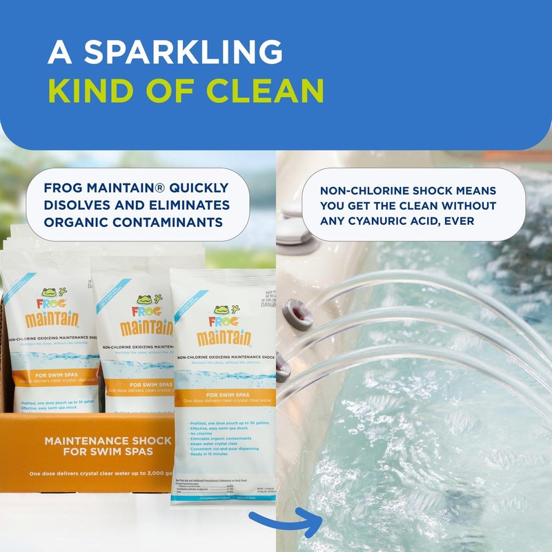 FROG Maintain for Swim Spas - Non-Chlorine Shock for use