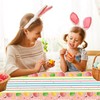 Happy Easter Tablecloth, Easter Tablecloth Cloth, Easter Colourful Egg Cartoon