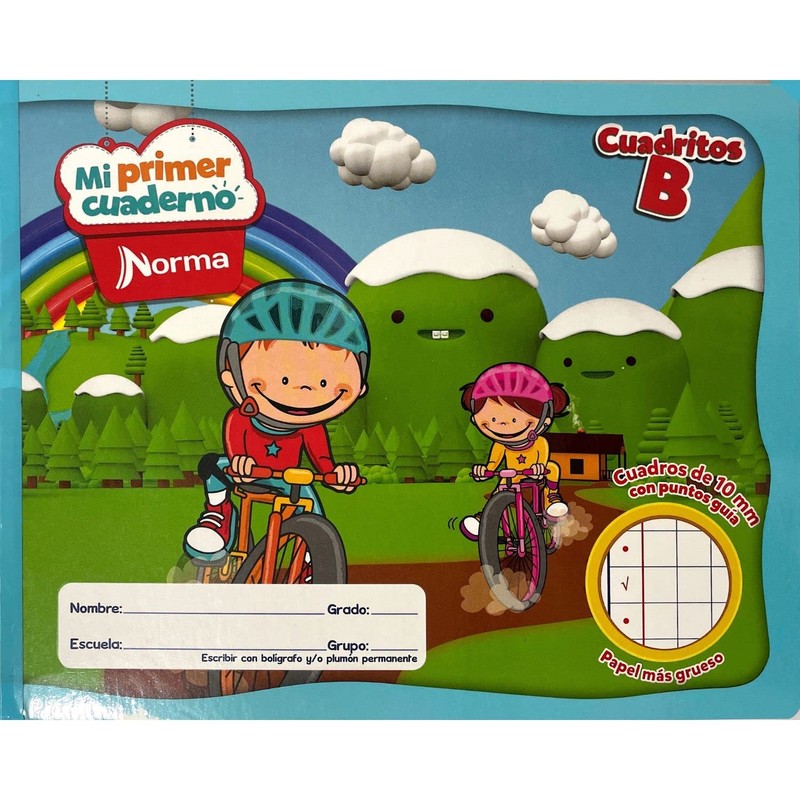 Mi Prime- Cuaderno cosido 72h ita cuadrito(b) mi prime