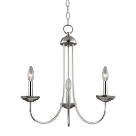 Cornerstone Lighting 1533CH/20 Thomas Lighting Chandelier, Brushed Nickel