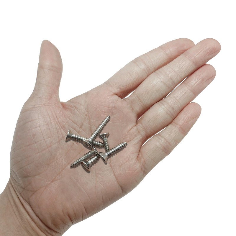 120 PCS Stainless Steel Outer Hex Self Tapping Self Drilling