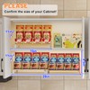 Expandable Can Organizer for Pantry, 3-Tier Adjustable Bamboo & Iron