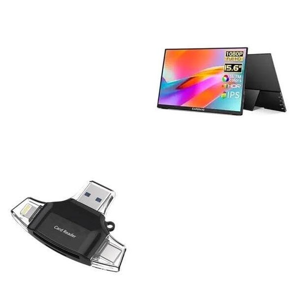 BoxWave Smart Gadget Compatible with CAPERAVE Portable Monitor 1080p FHD