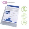 A5 Punch Pockets Clear Plastic Punched Pockets 60 Micron Filing