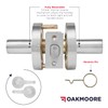 OAKMOORE Commercial Door Handle Locks | Heavy Duty Keyed Entry