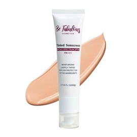 Be Fabulous SPF50 Daily Tinted Sunscreen Moisturiser 60g | UVA UVB Protection Colour Corrector and Face Primer