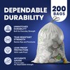 Plasticplace 13 Gallon Trash Bags │ 1.0 Mil │ Clear