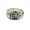 Genuine sterling silver ring hallmarked solid 925 Amon Ra Eye