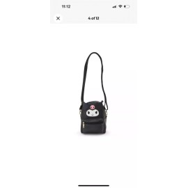 Sanrio Kuromi PU Leather Backpack
