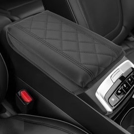 SHAOHAO for 2024 2025 Hyundai Santa Cruz Car Armrest Cover for 2022-2024 2025 Hyundai Santa Cruz Accessories SE/SEL/Night/SEL Premium/Limited Center Console Cover Elbow Arm Rest Thicken Protector Pad