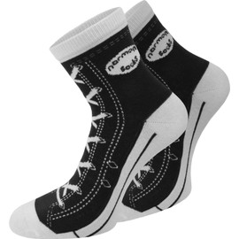 normani 4 Pairs of Stylish Socks in 'Sneaker' Design - with Innovative Designs