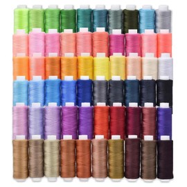 60 Colors Sewing Thread Assortment Coil, BetterJonny Polyester 250 Yards Per Spools All Purpose Thread Sewing Thread Spool Set for Hand and Machine Sewing