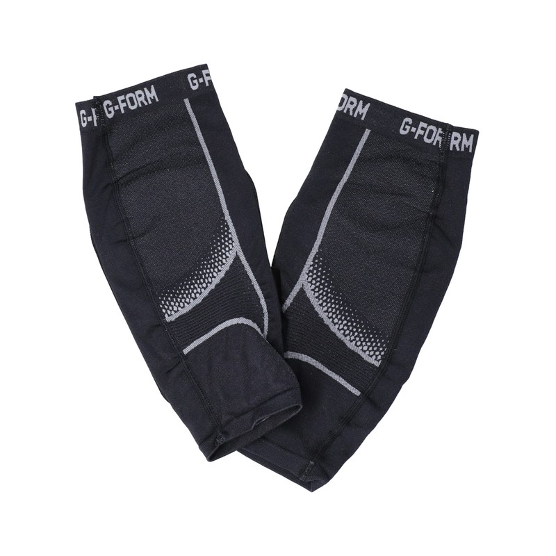 G-Form Pro-S Elite 2 Football Shin Guards, Black/Silver, Adult Medium