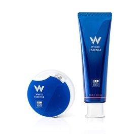 White Essence Shale Clear Whitening Toothpaste, Apricot Mint Flavor, Teeth, Whitening Bad Breath Care (Shale Clear + Chlorfloss)