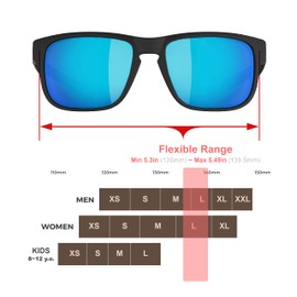 QOOL TIMES Living out your F11 HD Polarized Blue lens Casual sport Sunglasses Men Women Running