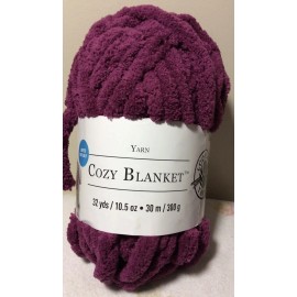 Loops & Threads Cozy Blanket Yarn Boysenberry
