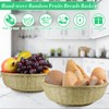 Natural Handwoven Bamboo Made Fruit Basket * 2 Pack 9.4