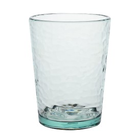 KLIFA - NICE - Juego de 6 vasos de acrílico, 435 ml, vasos de plástico apilables, sin BPA, aptos para lavavajillas, vasos de color teja claro