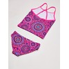 Kanu Surf Girls' Big Melanie Tankini Swimsuit, Pink, 12