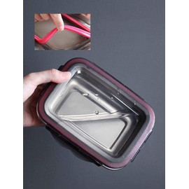 MAOYUAN 3 Pieces Stainless Steel Food Storage Container with Lids Airtight Metal Food Containers Stackable Meal Prep Leftover Containers for Freezer Fridge Oven Dishwasher Safe 600ml/1500ml/2900ml